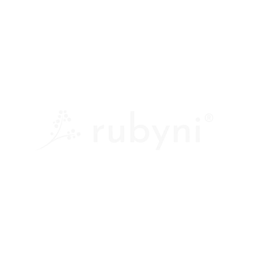 rubyni logo weiß